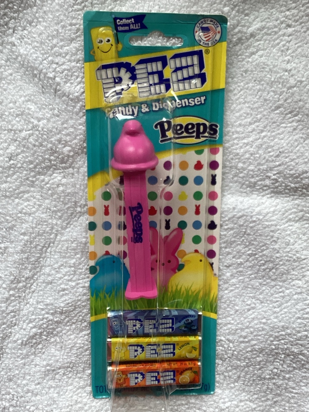 PEZ Pink Peeps Easter Dispenser